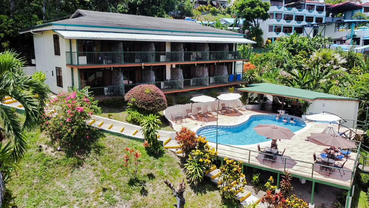 Tabulia Tree Hotel aerial view Manuel Antonio
